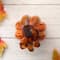 Glitzhome® 5.5" Multi Striped Glass Pumpkin